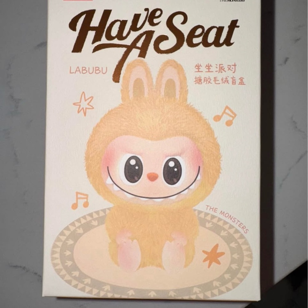 Labubu Have A Seat Plush Toy